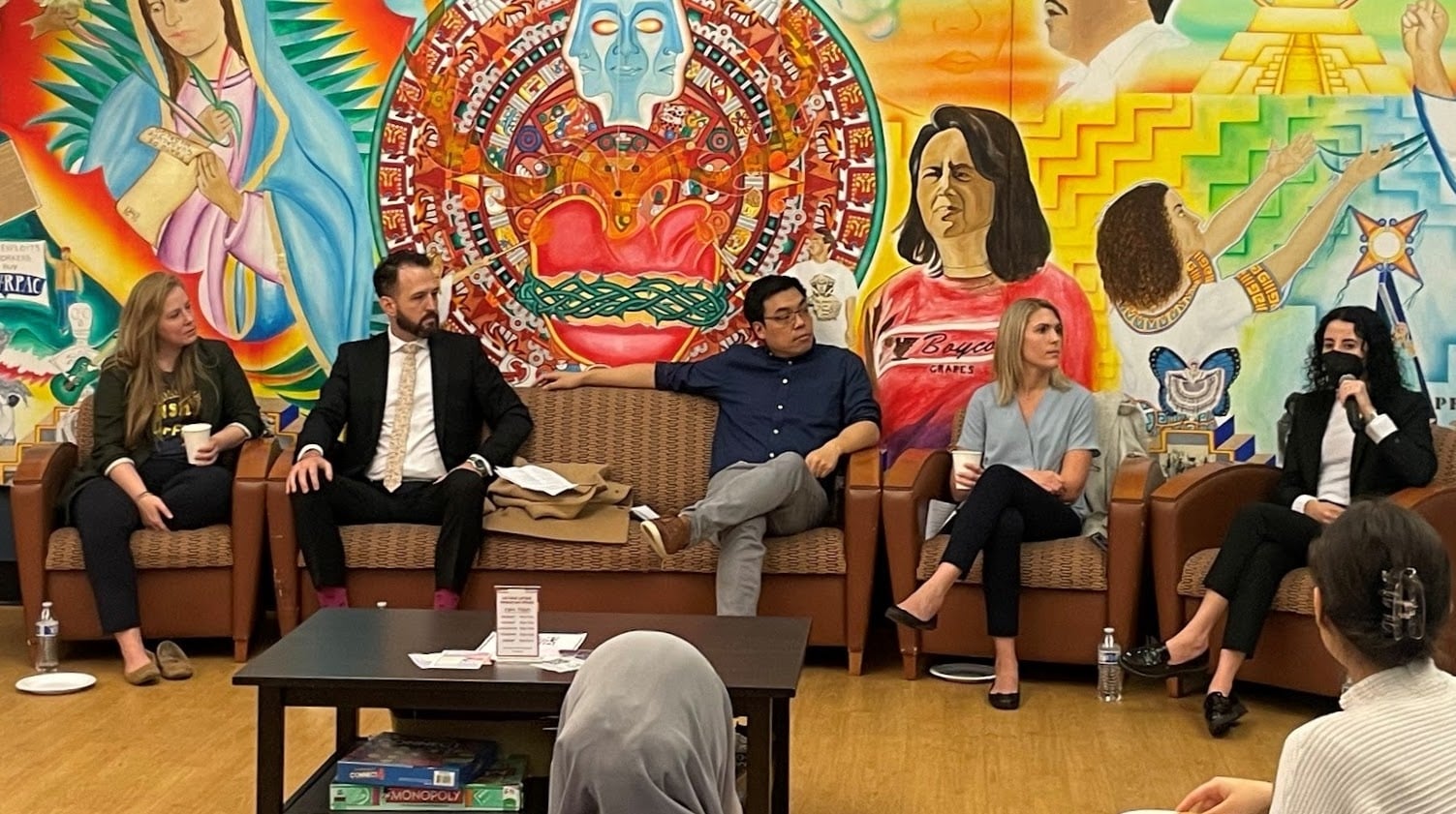 A panel of YLS members speaking with Portland State University Students, November 2023
